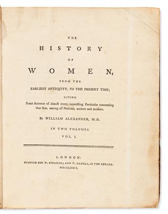 Women, Great Britain, 18th Century, Two Titles.
